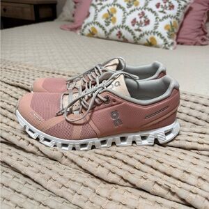 On Cloud Running Women's Pink Running Shoes
